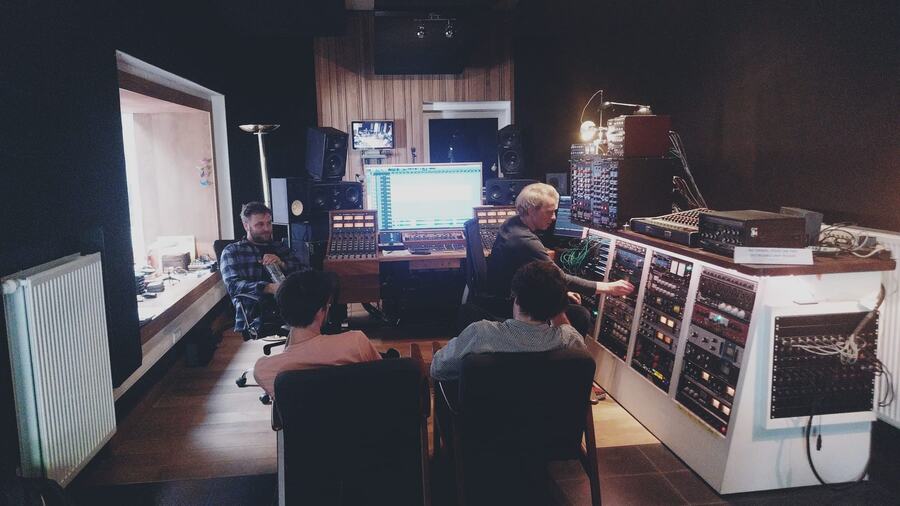 Recording at Number Nine Studios, Ghent